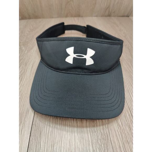 Under Armour‎ Visor Golf Men's UA Golf96 1361548-001 Black White OSFM - Picture 1 of 8